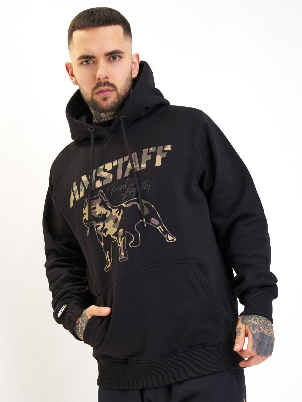 Amstaff Logo 2.0 Hoodie Black Camouflage - 4