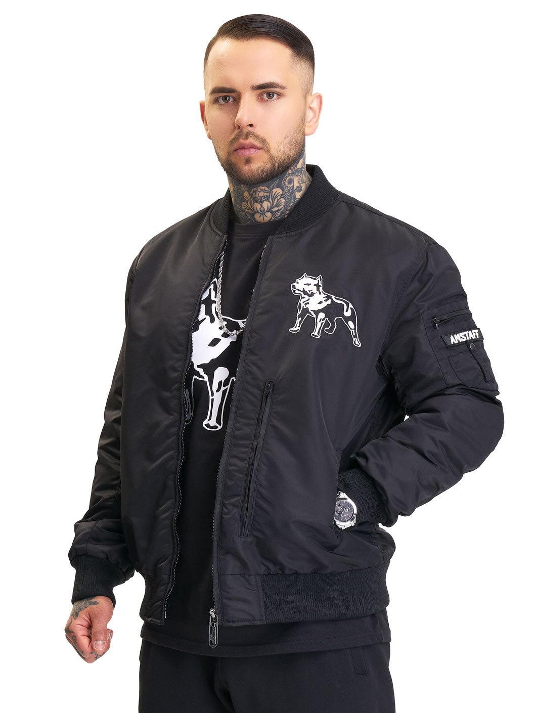 amstaff warsi bomberjacke black - 5