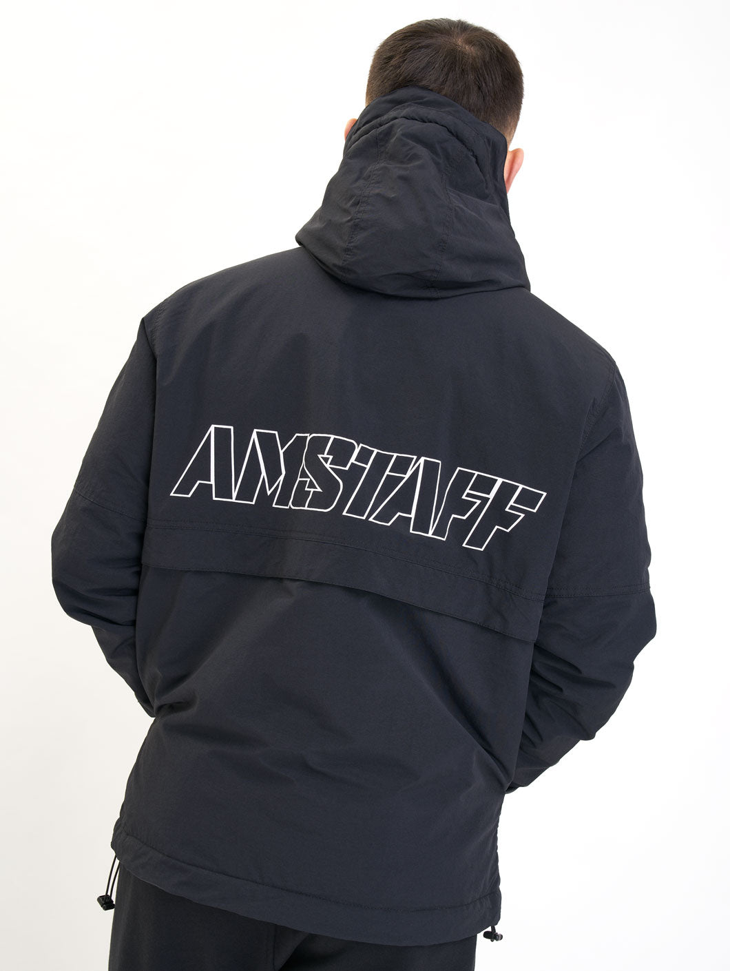 amstaff hekara windbreaker black - 3