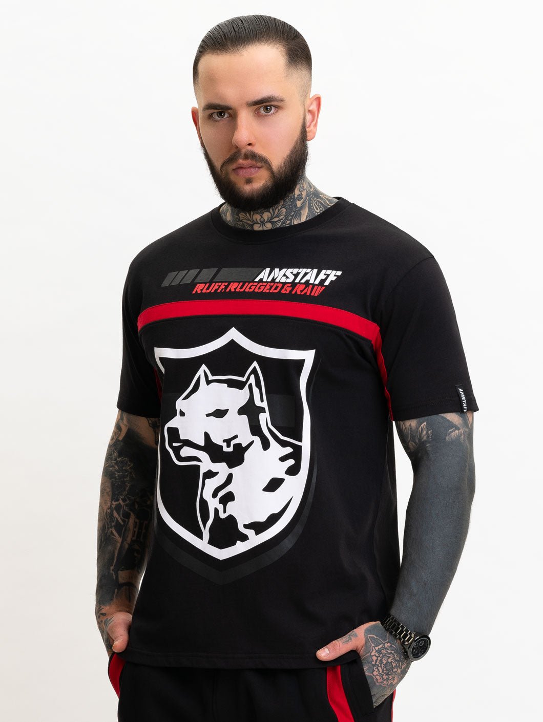 amstaff naror t-shirt black - 0