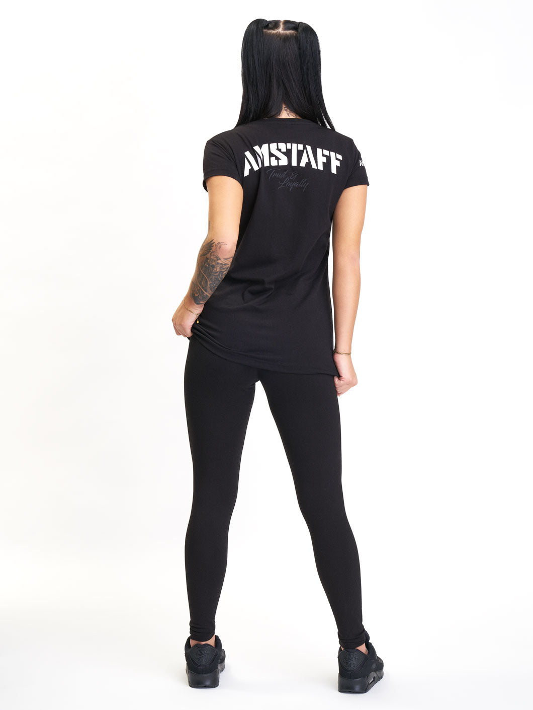 Amstaff Woman Logo T-Shirt Black - 2