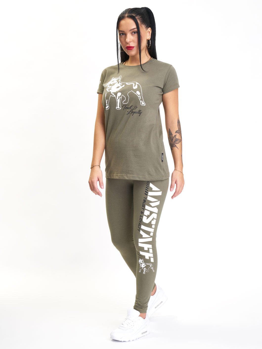 Babystaff Woman Logo Leggings Olive - 0