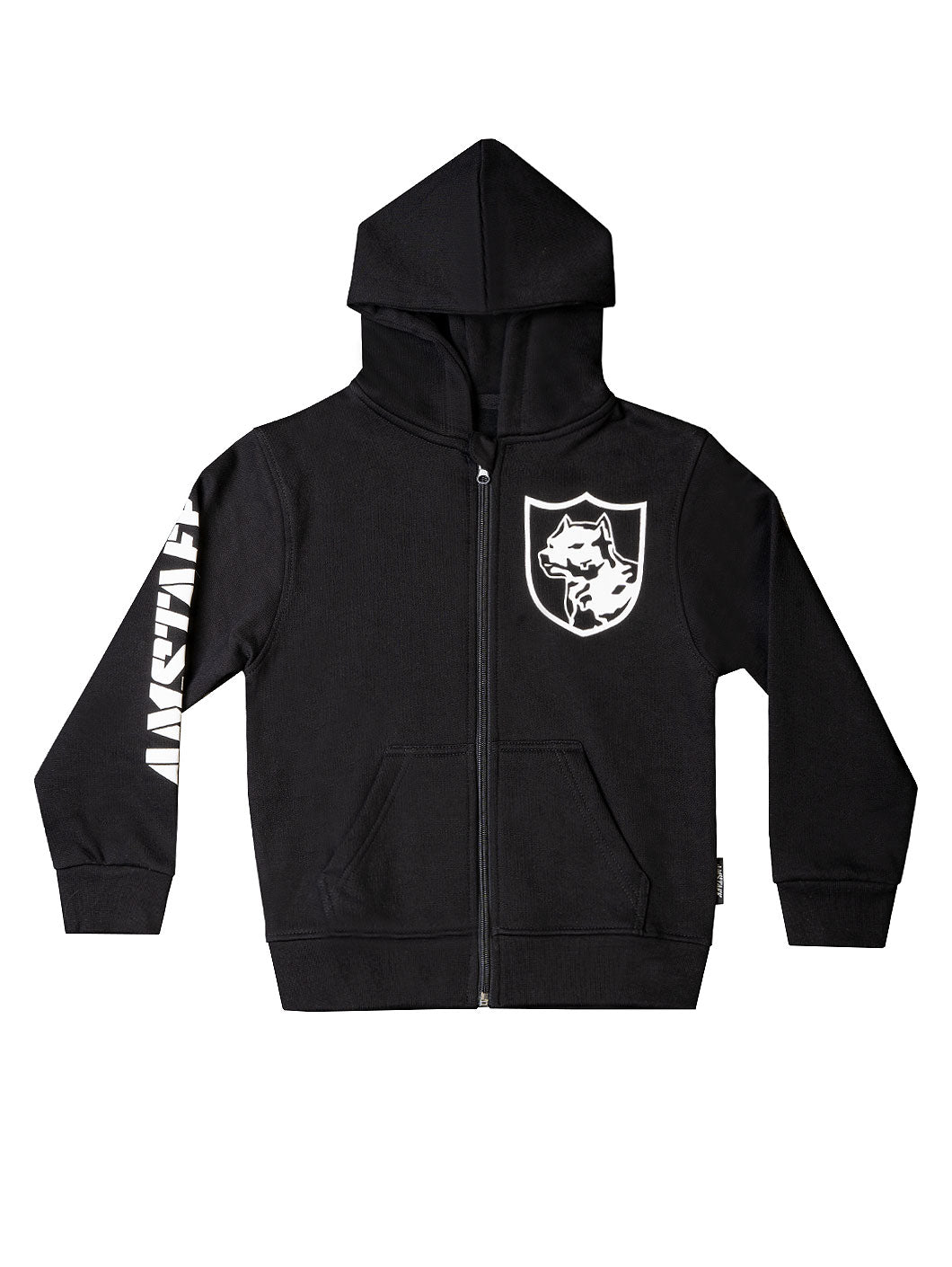 Amstaff Kids Tayson Ziphoodie Black 158 164 - 12 14 Jahre