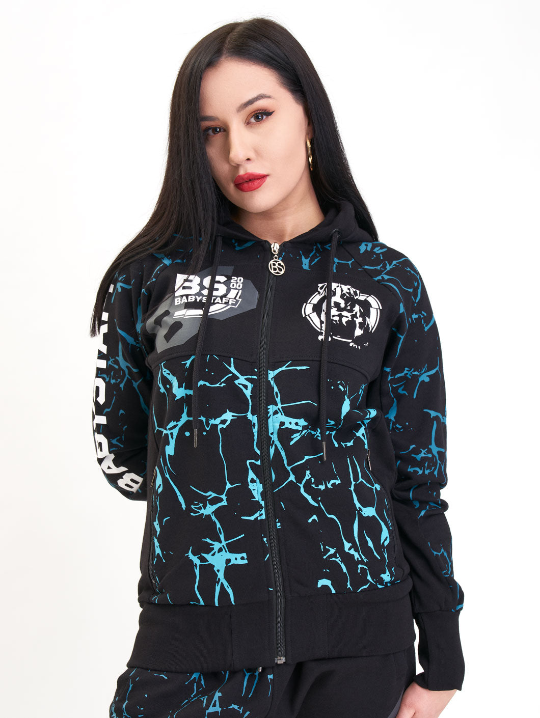 Babystaff Strainge Ziphoodie Black S