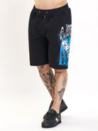 Amstaff Bloxic Sweatshorts Black Blue - 5