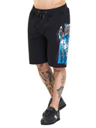 Amstaff Bloxic Sweatshorts Black Blue - 0