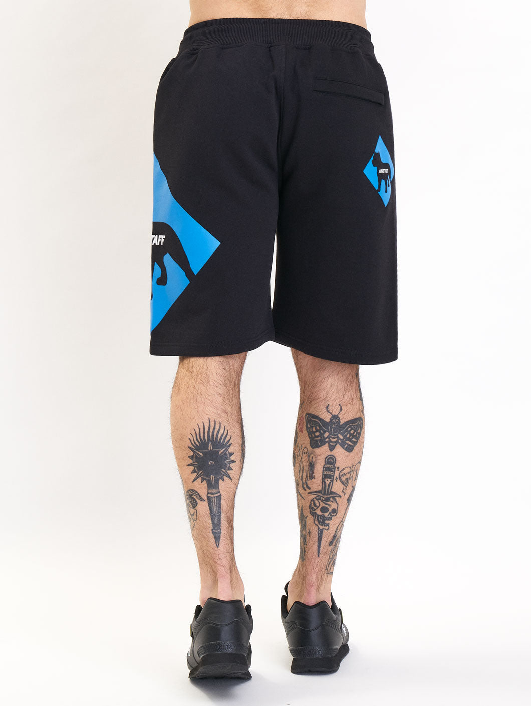 Amstaff Baist Sweatshorts Black Blue - Amstaff Wear