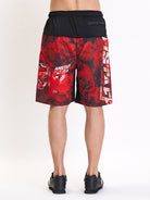 amstaff camon schwimmshorts red black - 2