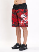 amstaff camon schwimmshorts red black - 3