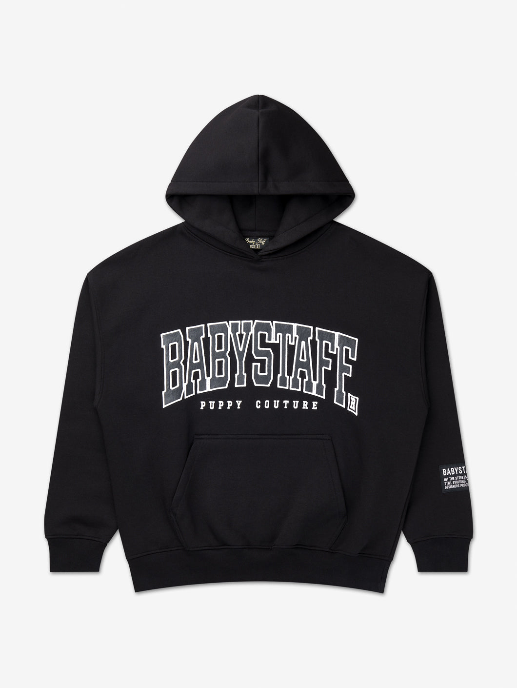 Babystaff College Oversize Hoodie Black XXL
