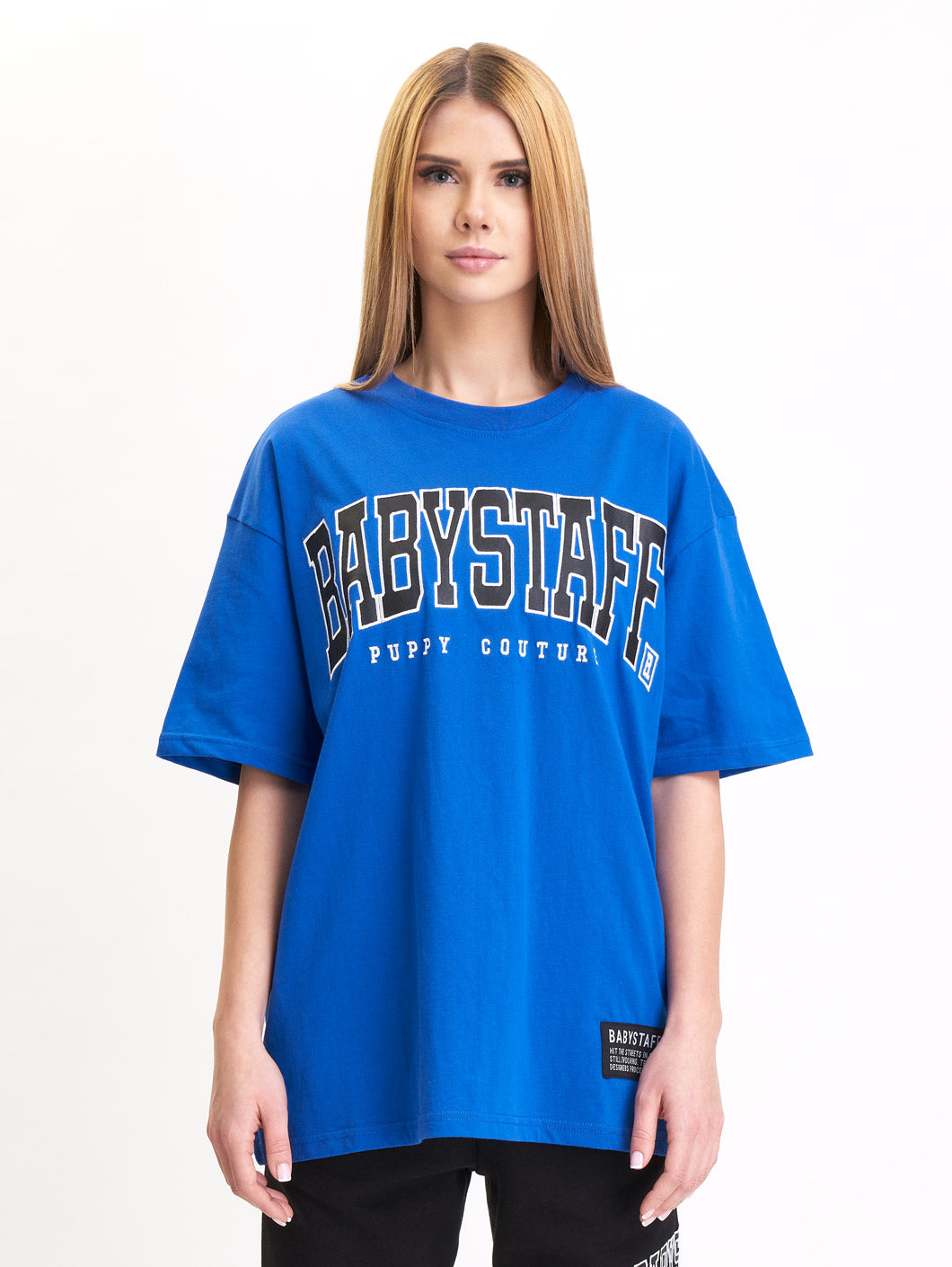 Babystaff College Oversize T-Shirt Blue M
