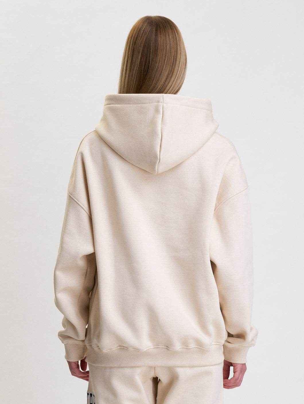 Babystaff College Oversize Hoodie Cream