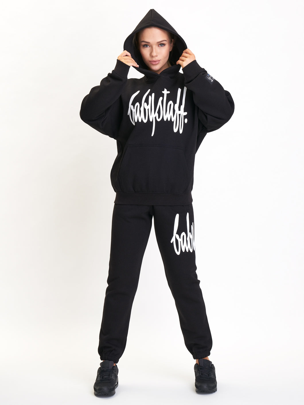 Babystaff Fast Oversized Hoodie Black