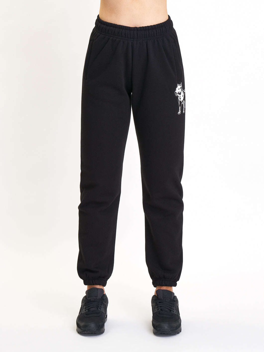 amstaff woman basic sweatpants black - 3