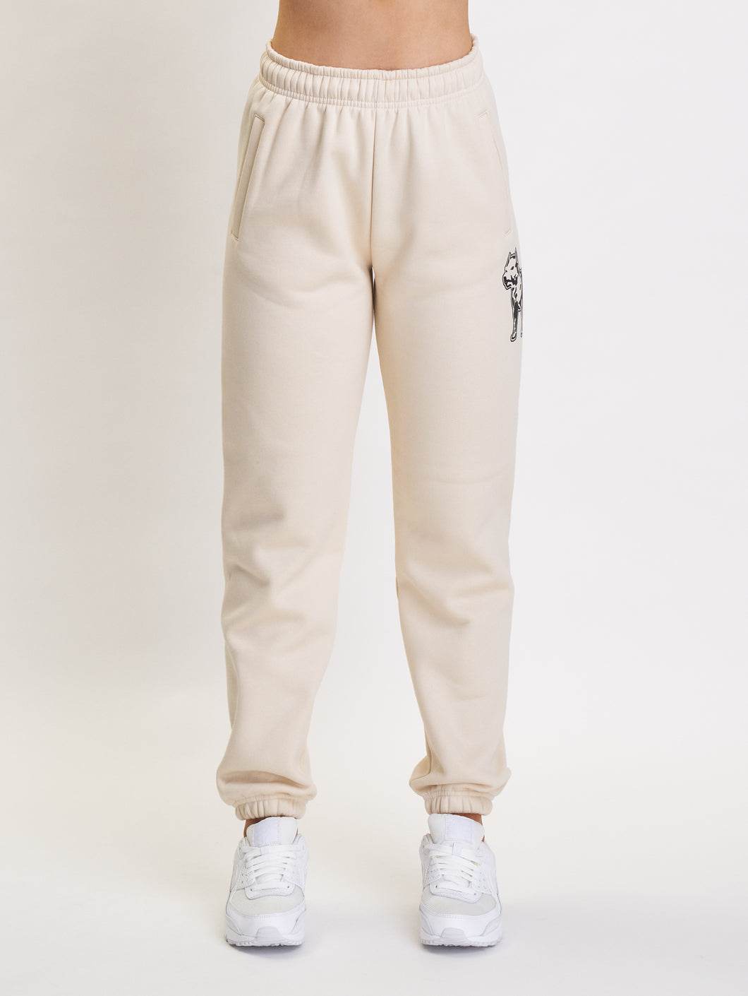 Amstaff Woman Basic Sweatpants Cream - Amstaff Wear