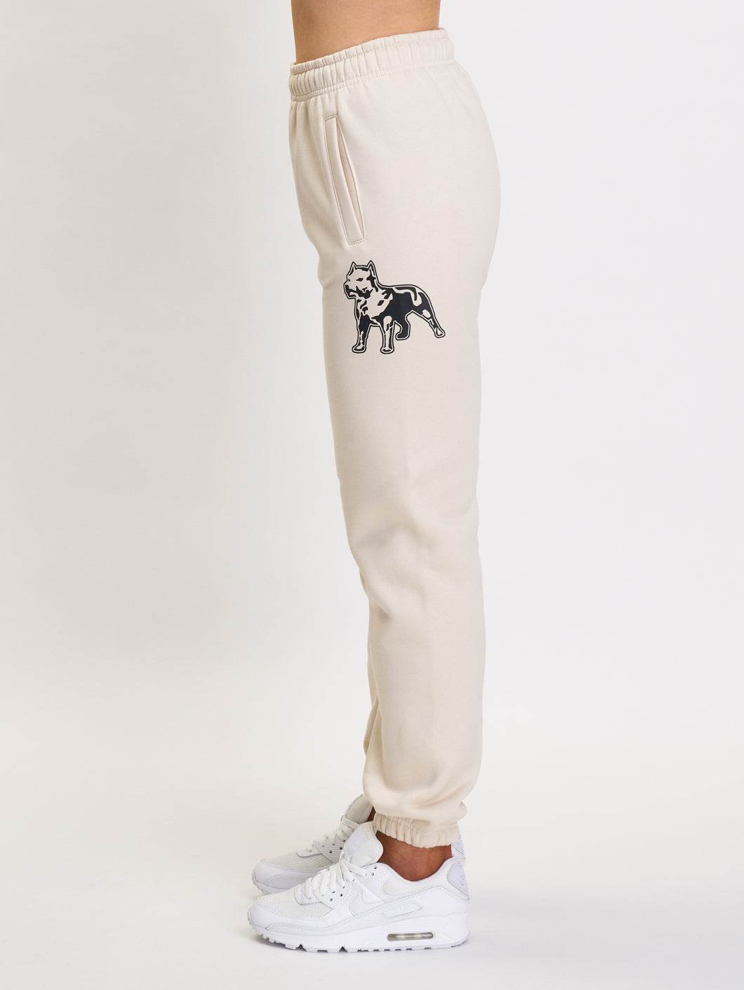Amstaff Woman Basic Sweatpants Cream - Amstaff Wear