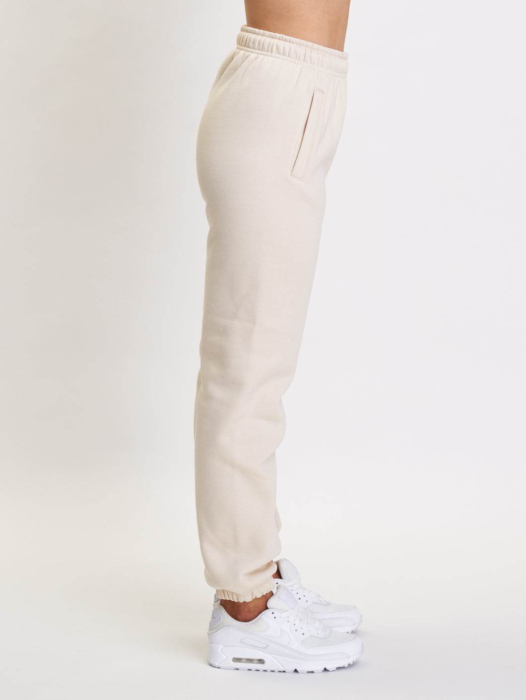 Amstaff Woman Basic Sweatpants Cream - Amstaff Wear