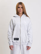 Amstaff Woman Basic Ziphoodie Grey - Amstaff Wear