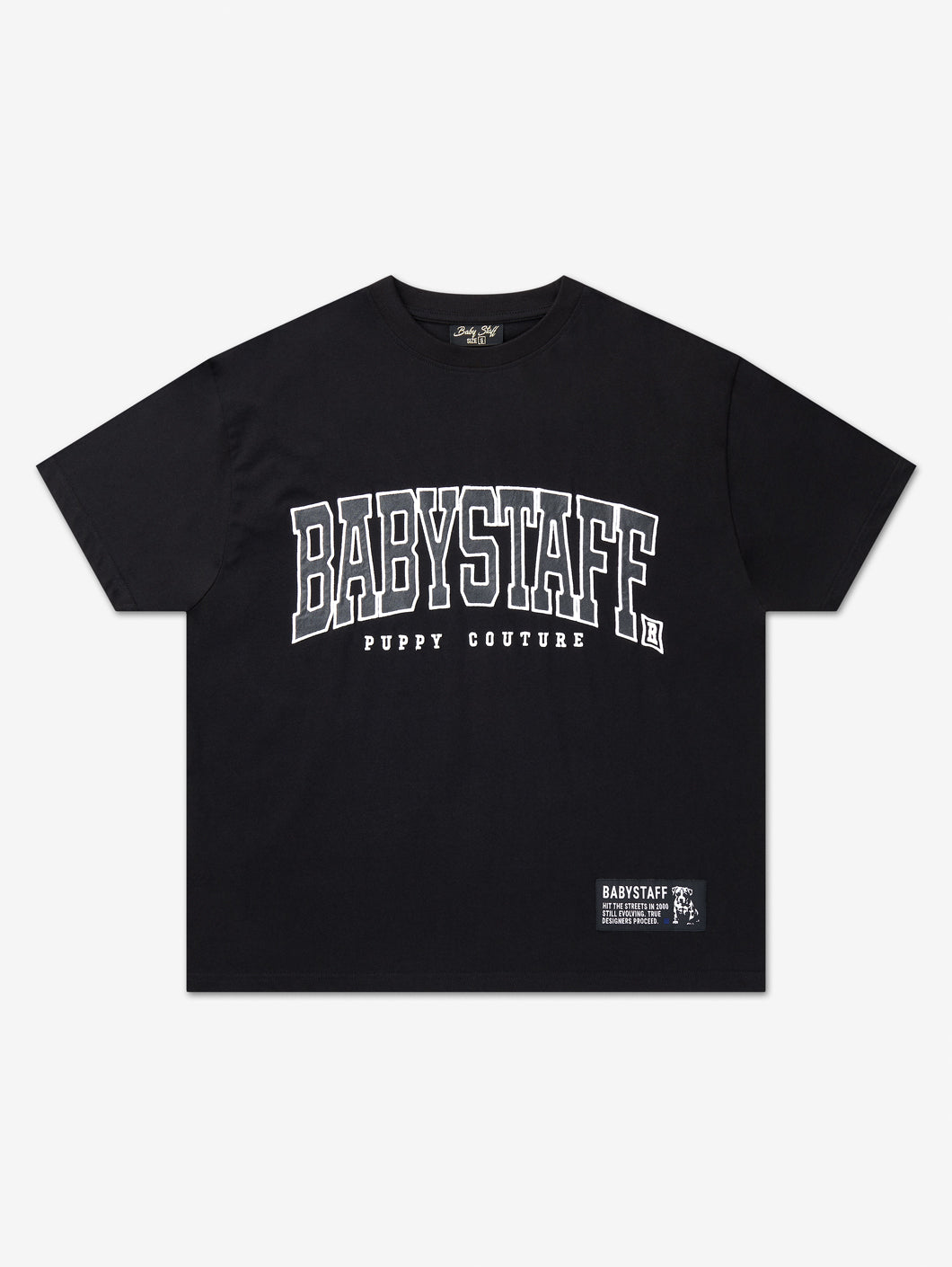 Babystaff College Oversize T-Shirt Black - 5