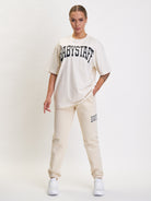 Babystaff College Oversize T-Shirt Cream