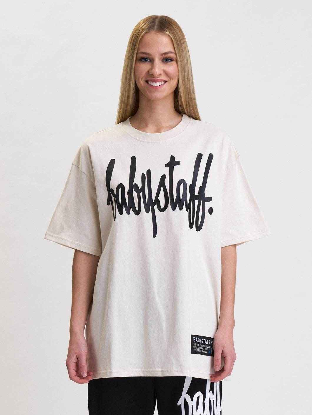 Babystaff Fast Oversize T-Shirt Creme - Amstaff Wear