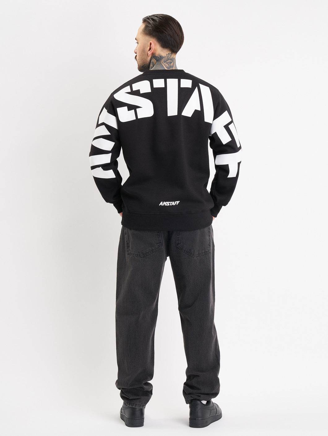 Amstaff Basuga Sweatshirt Black - Amstaff Wear