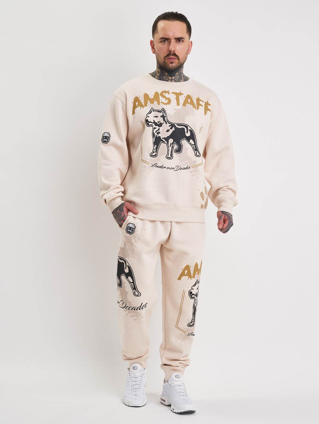 Amstaff Kaldar Sweatshirt Creamwood - Amstaff Wear