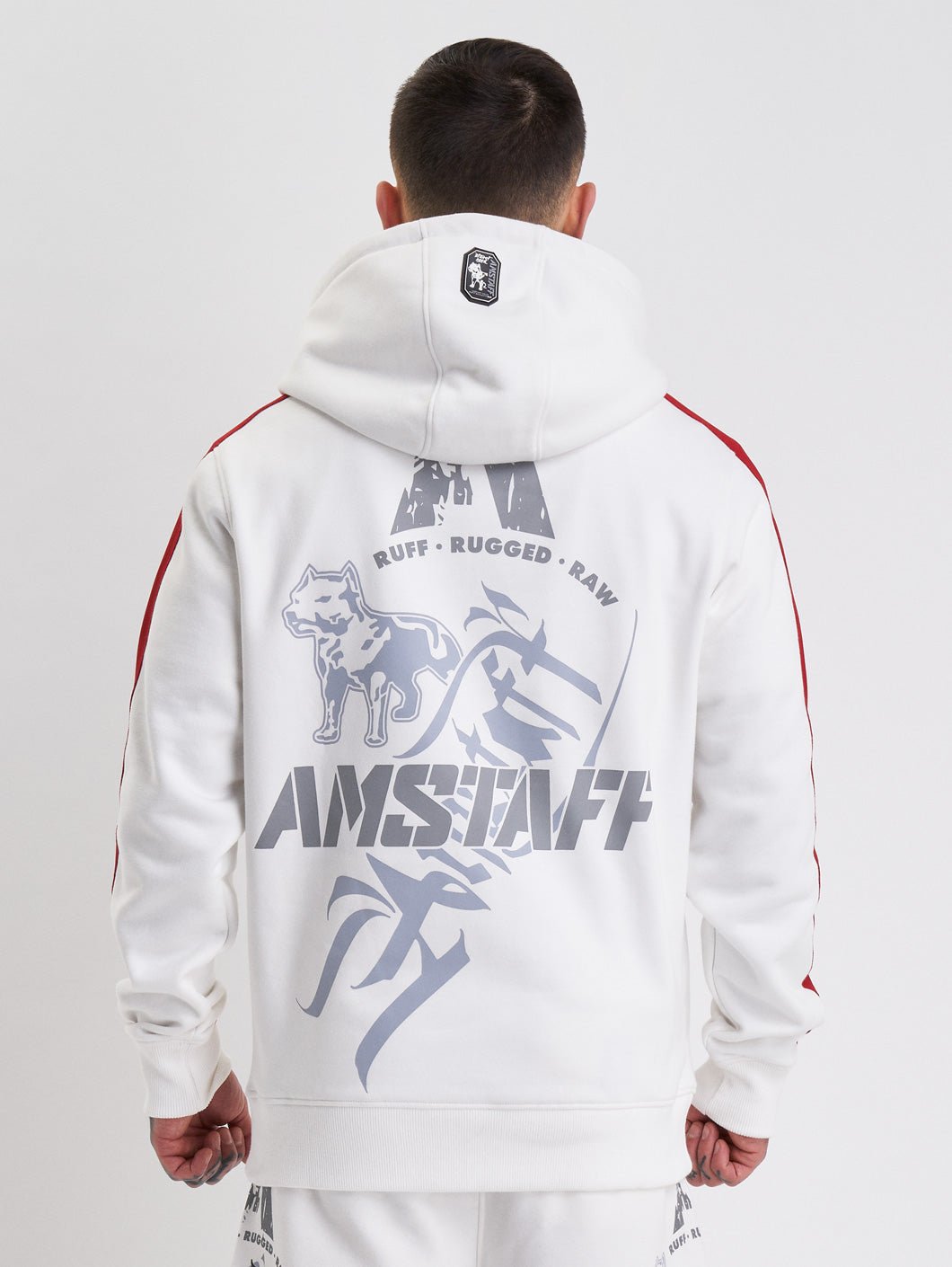 amstaff vedor hoodie white - 3