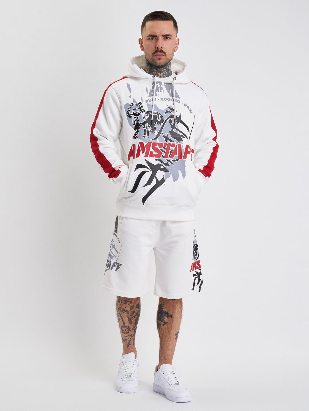 amstaff vedor hoodie white - 5