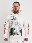 Amstaff Cyrak Hoodie White - Amstaff Wear