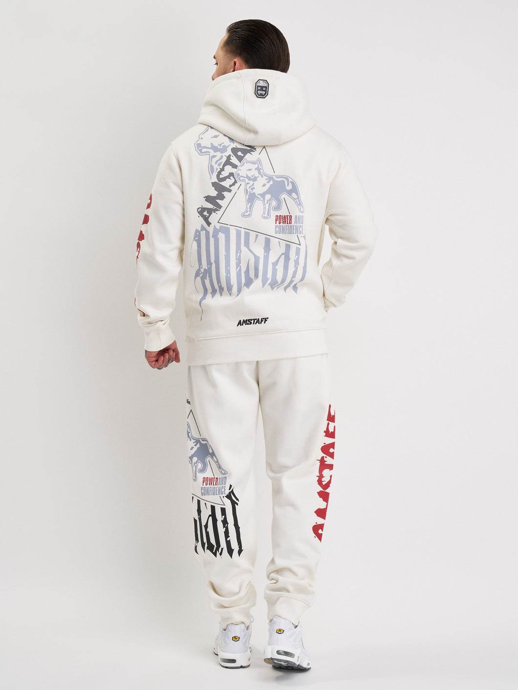 Amstaff Cyrak Hoodie White - Amstaff Wear