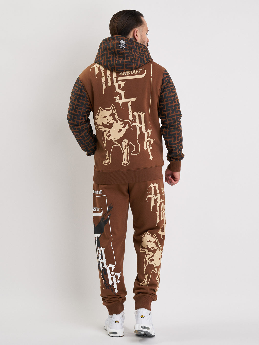 Amstaff Ashur Hoodie Brown - Amstaff Wear