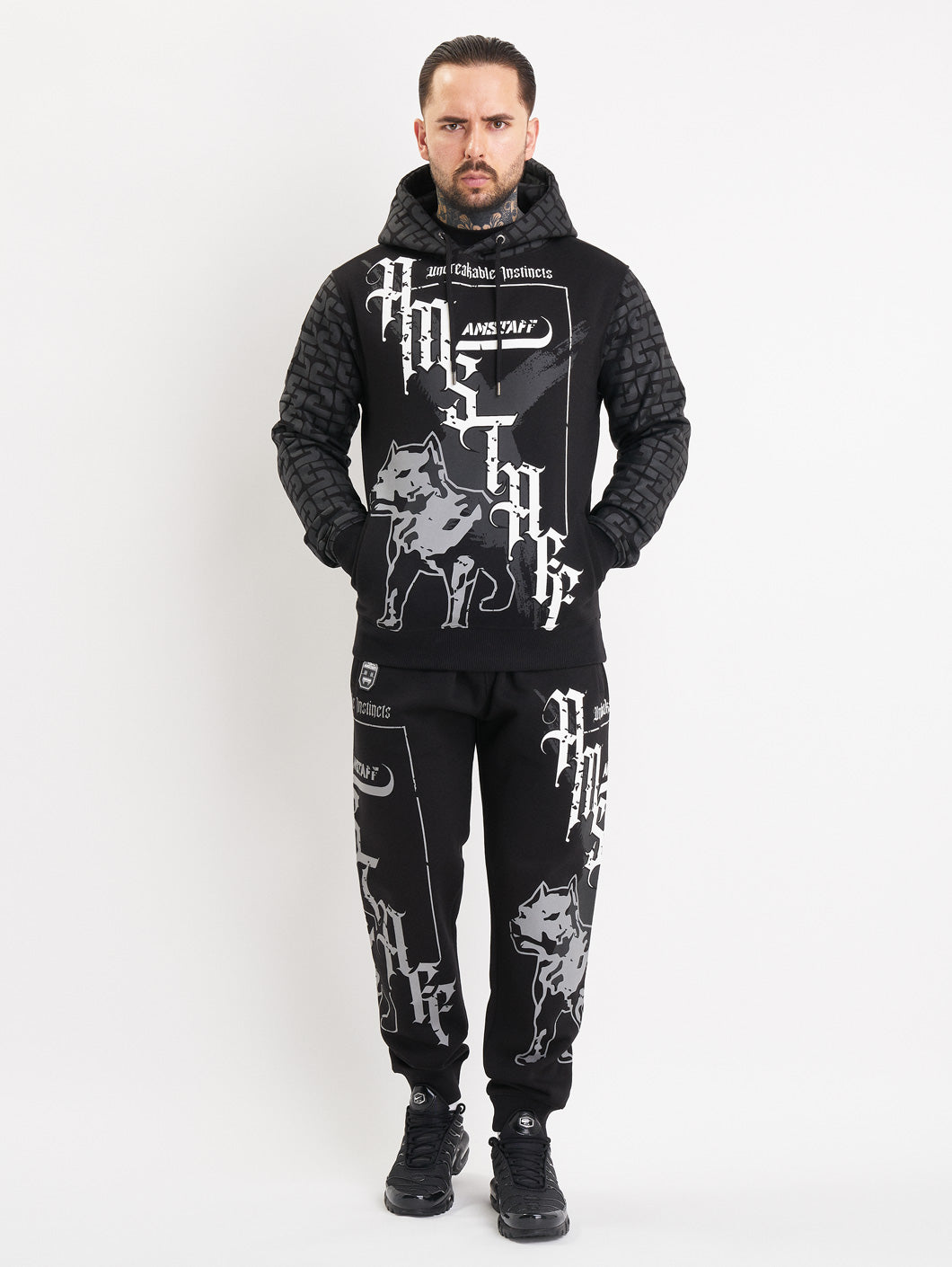 Amstaff Ashur Hoodie Black - Amstaff Wear