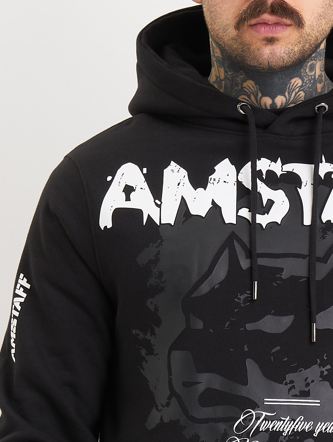 Amstaff Shank Hoodie Black - Amstaff Wear