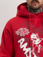 Amstaff Narek Hoodie Red - Amstaff Wear
