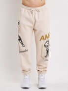Amstaff Kaldar Sweatpants Creamwood - Amstaff Wear