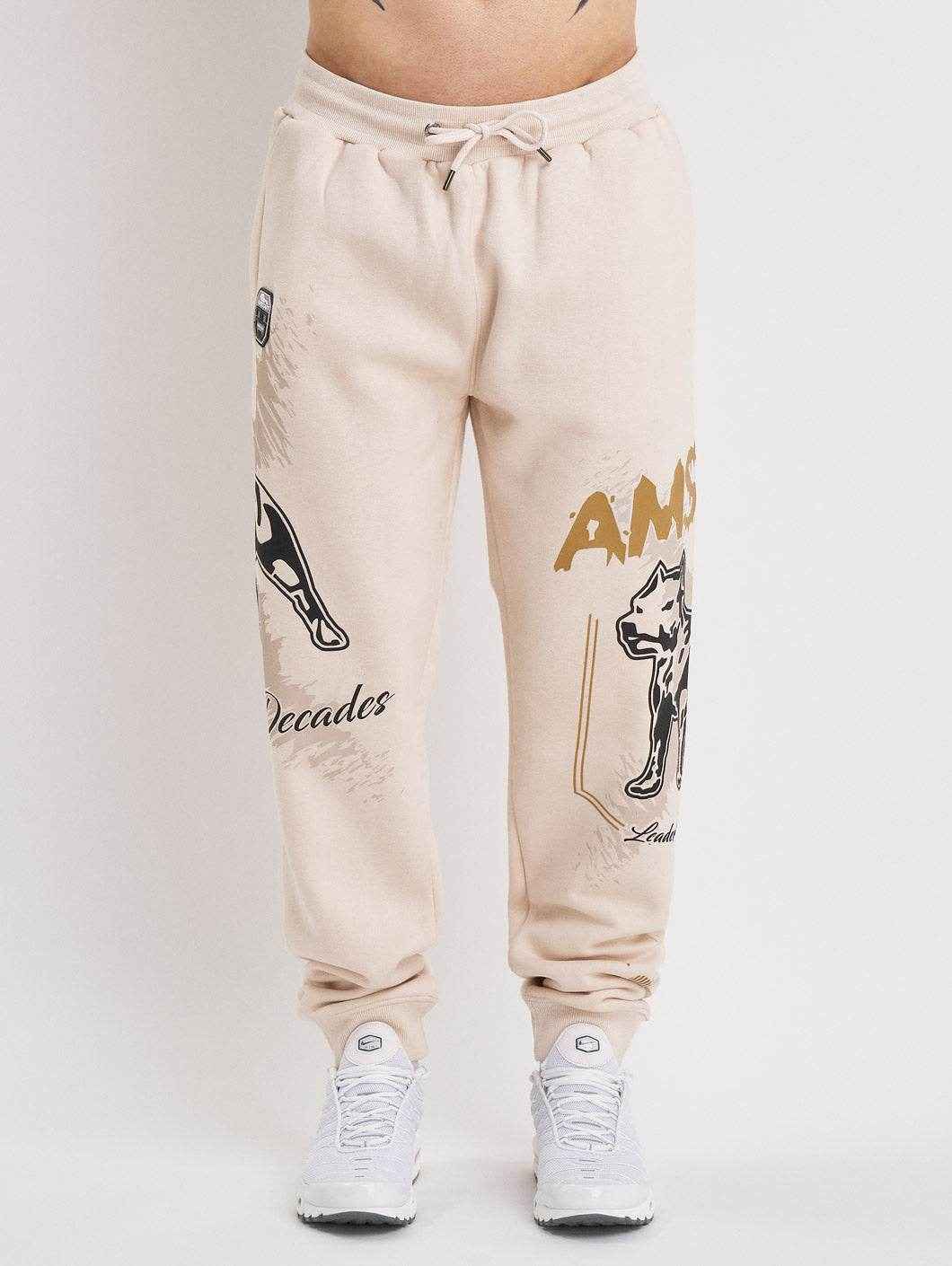 Amstaff Kaldar Sweatpants Creamwood - Amstaff Wear