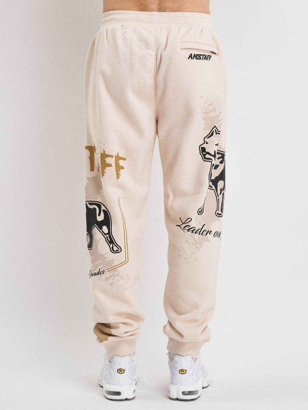 Amstaff Kaldar Sweatpants Creamwood - Amstaff Wear