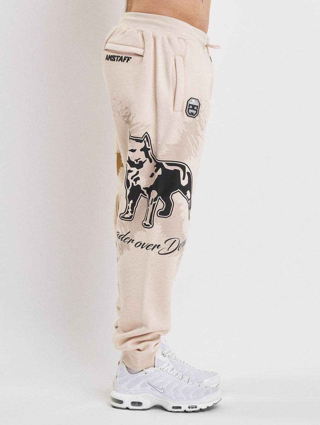 Amstaff Kaldar Sweatpants Creamwood - Amstaff Wear