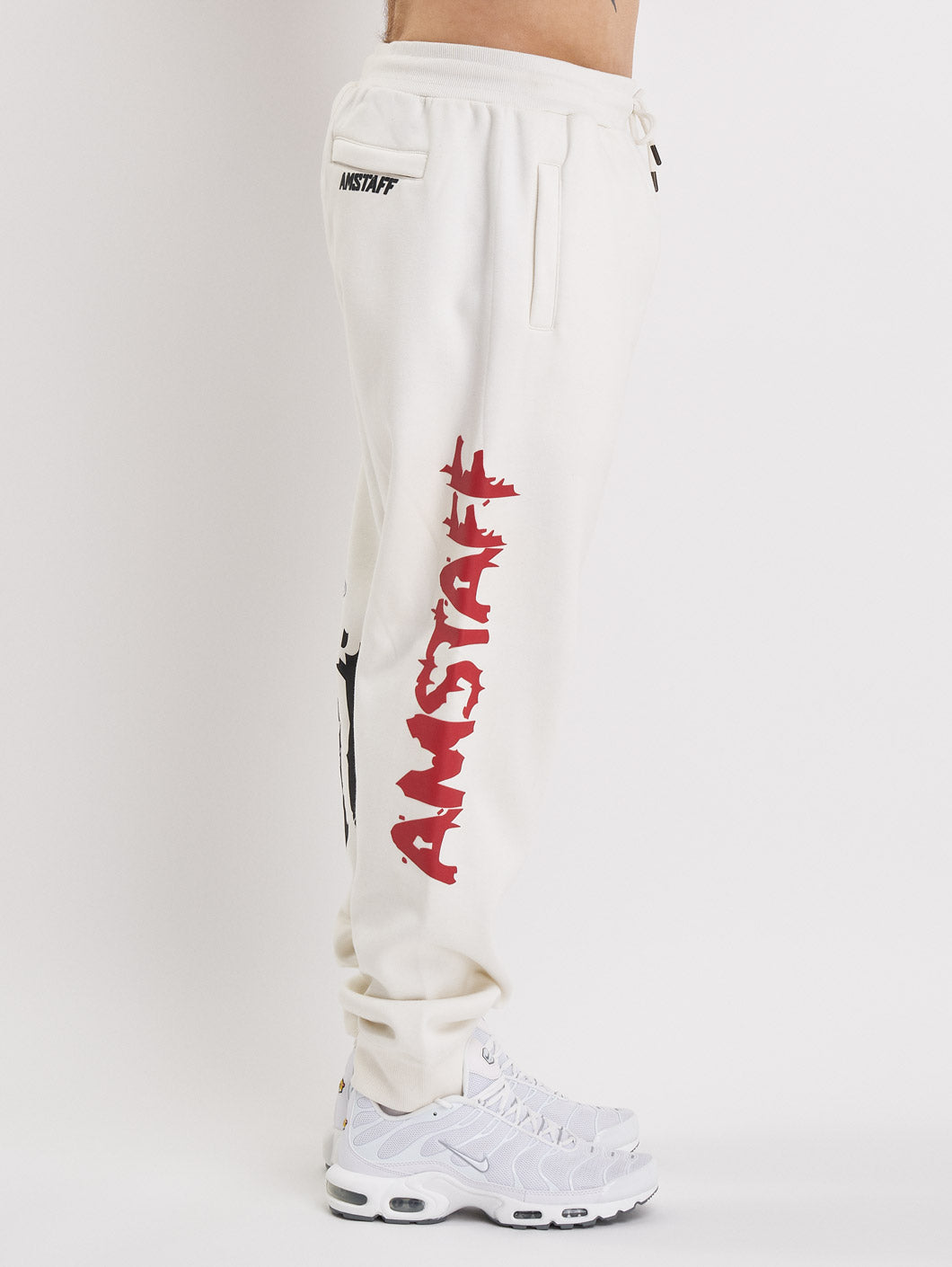 Amstaff Cyrak Sweatpants White - Amstaff Wear