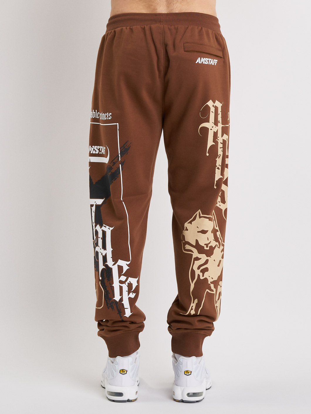 Amstaff Ashur Sweatpants Brown - Amstaff Wear