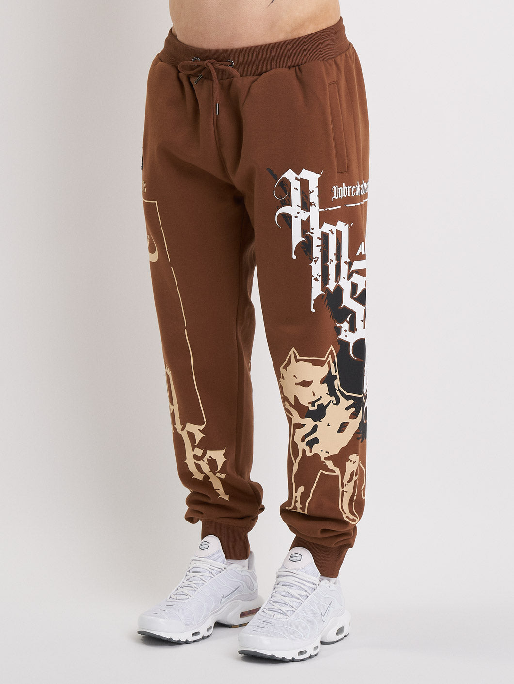 Amstaff Ashur Sweatpants Brown - Amstaff Wear