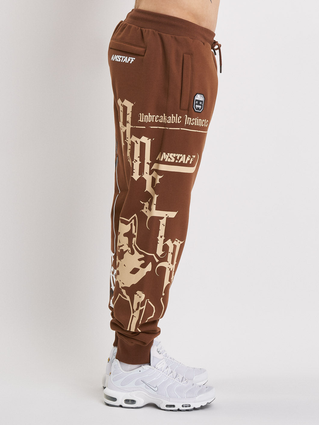 Amstaff Ashur Sweatpants Brown - Amstaff Wear