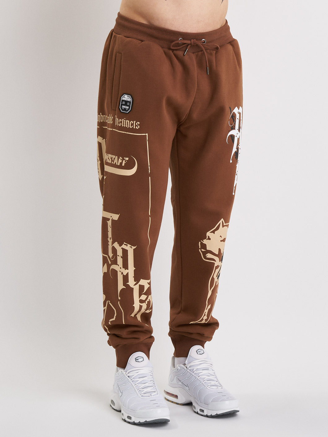Amstaff Ashur Sweatpants Brown - Amstaff Wear