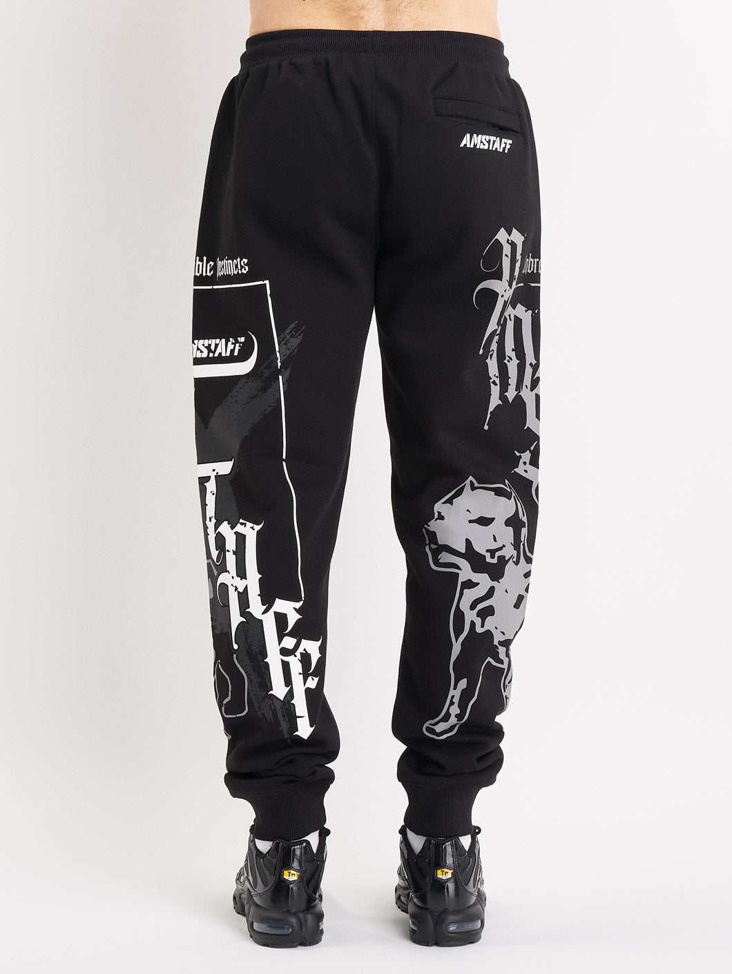 Amstaff Ashur Sweatpants Black - Amstaff Wear