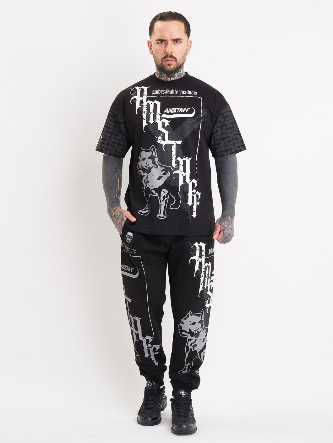 Amstaff Ashur Sweatpants Black - Amstaff Wear