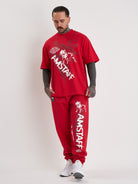 Amstaff Narek Sweatpants Red - Amstaff Wear