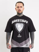 Amstaff Zayden T-Shirt Black Grey - Amstaff Wear