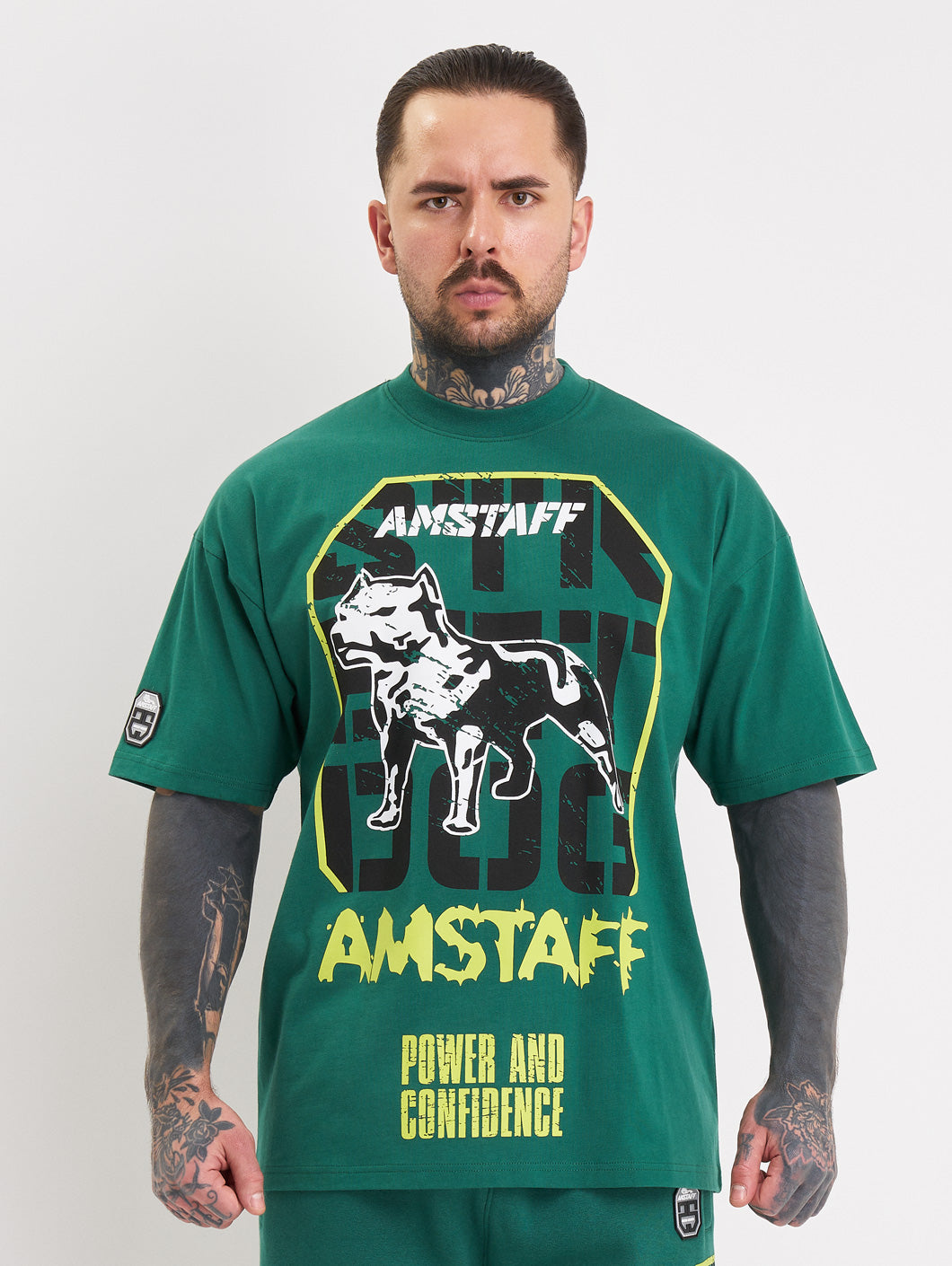Amstaff Solinor T-Shirt Green - Amstaff Wear