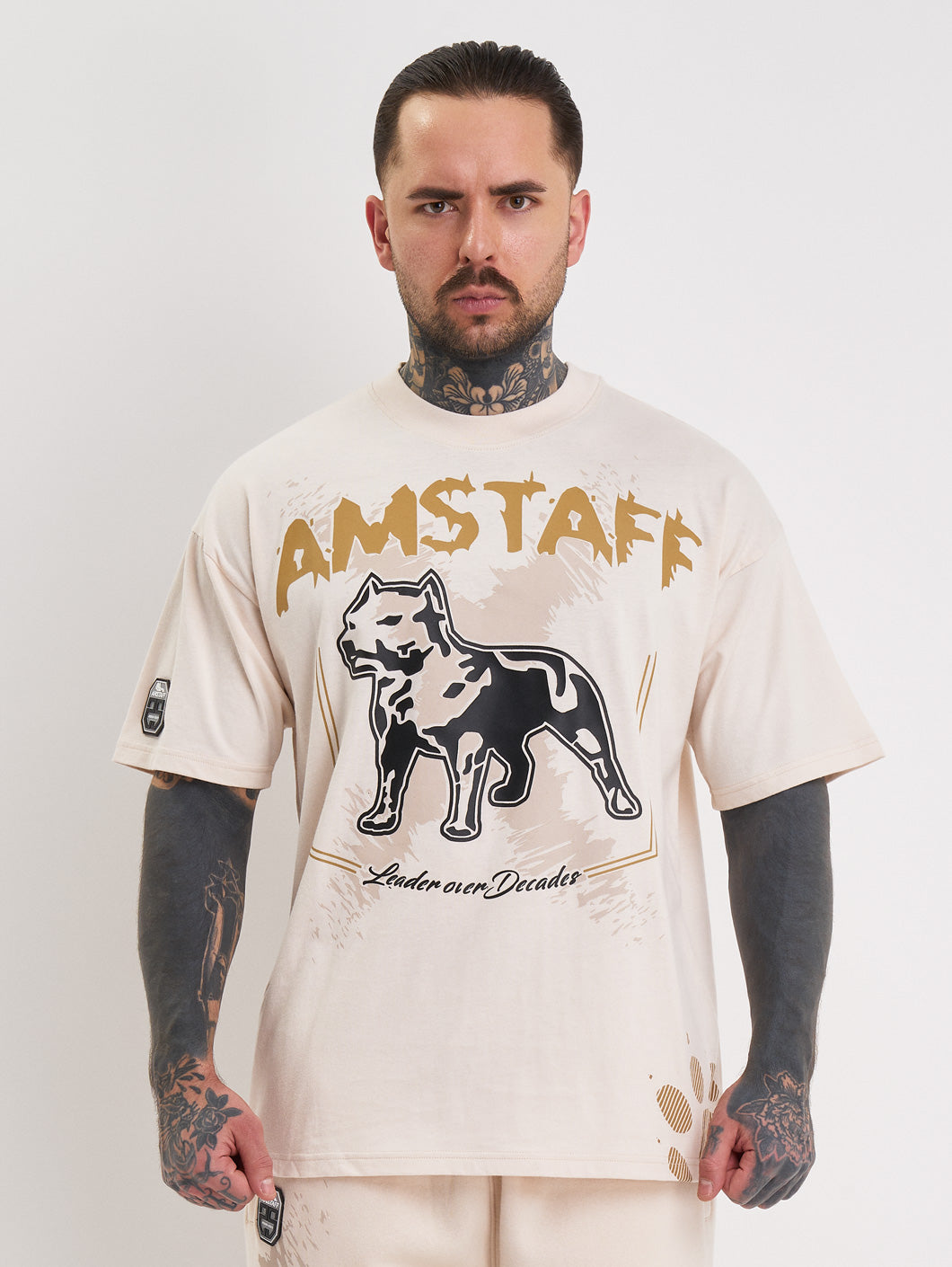 Amstaff Kaldar T-Shirt Creamwood - Amstaff Wear